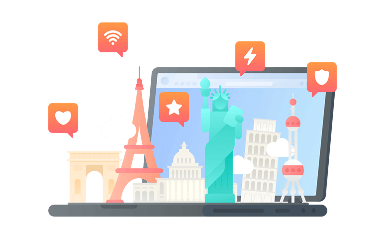 在留尼汪连接到中国的代理 - 华人VPN